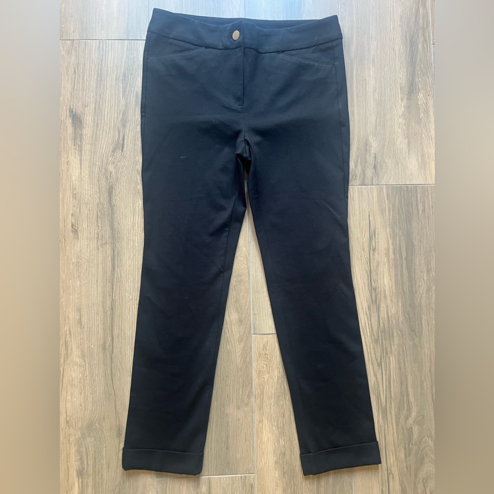 Ann Taylor factory black dress trousers size 6 pants chinos